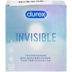 Презервативы DUREX Invisible, 3шт Презервативы DUREX Invisible, 3шт