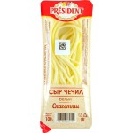 Сыр PRESIDENT Чечил белый 35% спагетти, без змж, 100г