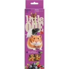 Палочки для хомяков, крыс, мышей и песчанок LITTLE ONE с ягодами, 2х60г в магазинах Лента