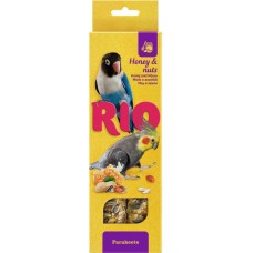 Палочки для средних попугаев RIO с медом и орехами, 2x75г в магазинах Лента