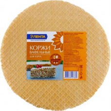 Коржи вафельные для торта ЛЕНТА, 120г в магазинах Лента