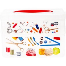 Коробка универсальная БЫТПЛАСТ Multi Box, 2 секции, 2л и 3л, с ручкой и декором Арт. 4312334 в магазинах Лента