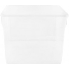 Ящик для хранения БЫТПЛАСТ Кристалл 34л, высокий, 40x33,5x31,5 Арт. 4312815 в магазинах Лента
