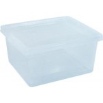 Ящик IDEA 19х16х9см, прозрачный, размер М, 2л Арт. 2350