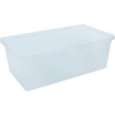 Ящик IDEA 34х19х12см прозрачный, размер М, 5.5л Арт. 2351 в магазинах Лента