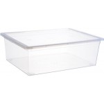 Ящик IDEA 53х37х18см, прозрачный, размер М, 25л Арт. 2353