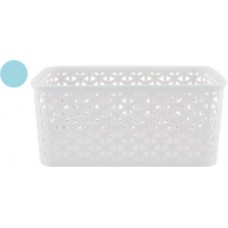 Корзина для хранения HOMECLUB Blue&Grey 23,5x17x10см, в ассортименте Арт. LEN-150840-BG в магазинах Лента