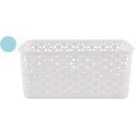 Корзина для хранения HOMECLUB Blue&Grey 26,5x32,5x13см, в ассортименте Арт. LEN-150841-BG