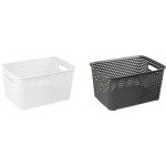 Ящик IDEA Ротанг 28х18,5х12,6см, микс цветов, 4л