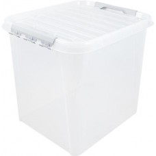 Ящик ПОЛИМЕРБЫТ Профи комфорт, с крышкой, 50л Арт. 4379600 в магазинах Лента