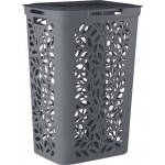 Корзина для белья ПОЛИМЕРБЫТ Leaves, 60л, Арт. 434890795