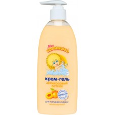 Крем-гель для купания и душа детский МОЕ СОЛНЫШКО Абрикосовый остров, 400мл в магазинах Лента