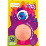 Бомбочка для ванны TRIXIKI с конфетти оранжевая 3+, 125г