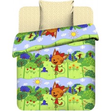 Комплект постельного белья детский 1,5-спальный ВАСИЛЕК Три кота, Тинейджер, бязь в магазинах Лента Комплект постельного белья детский 1,5-спальный ВАСИЛЕК Три кота, Тинейджер, бязь в магазинах Лента