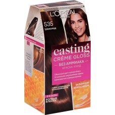 Краска-уход для волос CASTING CREME GLOSS 535 Шоколад, без аммиака, 180мл в магазинах Лента Краска-уход для волос CASTING CREME GLOSS 535 Шоколад, без аммиака, 180мл в магазинах Лента