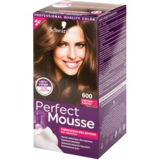 Краска-мусс для волос PERFECT MOUSSE 600 Светлый каштан, 92.5мл в магазинах Лента