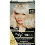 Краска для волос PREFERENCE 10.21 Стокгольм Светло-светло-русый перламутровый осветляющий, 174мл Краска для волос PREFERENCE 10.21 Стокгольм Светло-светло-русый перламутровый осветляющий, 174мл