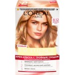 Краска для волос L'OREAL Excellence 8.12 Мистический блонд, 176мл Краска для волос L'OREAL Excellence 8.12 Мистический блонд, 176мл