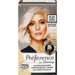 Краска для волос PREFERENCE 11.21 Ультраблонд Холодный перламутровый, 204мл Краска для волос PREFERENCE 11.21 Ультраблонд Холодный перламутровый, 204мл