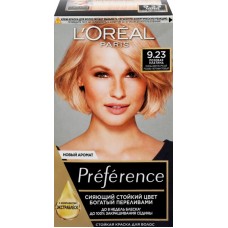 Краска для волос PREFERENCE 9.23 Розовая платина Очень светло-русый розово-перламутровый, 243мл в магазинах Лента