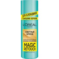 Спрей тонирующий для мгновенного закрашивания отросших корней L'OREAL Magic Retouch Светлый блонд, 75мл в магазинах Лента Спрей тонирующий для мгновенного закрашивания отросших корней L'OREAL Magic Retouch Светлый блонд, 75мл в магазинах Лента
