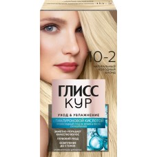 Краска для волос ГЛИСС КУР 10–2 Натуральный холодный блонд, 165мл в магазинах Лента