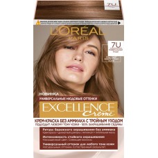 Краска для волос EXCELLENCE Creme 7U универсальный русый, 192мл в магазинах Лента