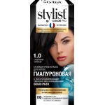 Крем-краска для волос STYLIST COLOR PRO Гиалуроновая, стойкая Глубокий черный, 115мл Крем-краска для волос STYLIST COLOR PRO Гиалуроновая, стойкая Глубокий черный, 115мл