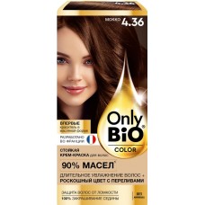 Краска для волос ONLY BIO COLOR 4.36 Мокко, 115мл в магазинах Лента
