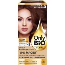 Краска для волос ONLY BIO COLOR 4.0 Роскошный каштан, 115мл в магазинах Лента Краска для волос ONLY BIO COLOR 4.0 Роскошный каштан, 115мл в магазинах Лента