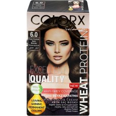 Краска для волос COLORX 6.0 Темный русый, 115мл в магазинах Лента