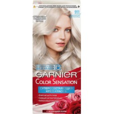 Краска для волос GARNIER Color Sensation Платиновый Блонд 911 Дымчатый ультраблонд, 110мл в магазинах Лента