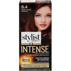 Крем-краска для волос STYLIST COLOR PRO Intense 5.4 Темно-русый медный, 118мл в магазинах Лента