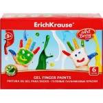 Краски ARTBERRY гелевые, пальчиковые, с алоэ вера, 6 цветов