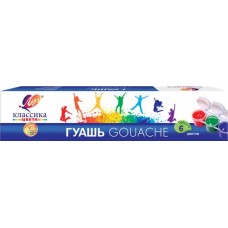 Гуашь ЛУЧ Классика, 6 цветов по 20мл в магазинах Лента