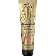 Молочко для тела 7DAYS Miss Crazy мерцающее, 150мл в магазинах Лента