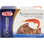 Креветки Аргентинские красные замороженные VICI в панцире 20/30, 1000г Креветки Аргентинские красные замороженные VICI в панцире 20/30, 1000г