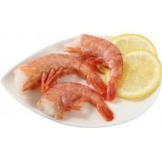 Креветки Аргентинские красные свежемороженые, в панцире без головы, весовые в магазинах Лента
