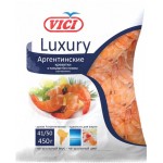 Креветки Аргентинские свежемороженые VICI красные в панцире без головы 41/50, 450г Креветки Аргентинские свежемороженые VICI красные в панцире без головы 41/50, 450г