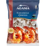 Креветки Королевские свежемороженые AGAMA Сезон Барбекю очищенные, с хвостом, 850г Креветки Королевские свежемороженые AGAMA Сезон Барбекю очищенные, с хвостом, 850г