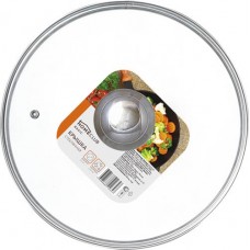 Крышка стеклянная HOMECLUB 26см, с ручкой в магазинах Лента