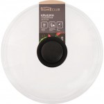 Крышка стеклянная HOMECLUB Solid 26см, безободковая, Арт. H-CL26