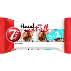 Круассаны 7DAYS 3+1 с кремом фундук, 4х65г в магазинах Лента Круассаны 7DAYS 3+1 с кремом фундук, 4х65г в магазинах Лента