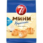 Круассаны 7DAYS Mini с кремом ваниль, 105г Круассаны 7DAYS Mini с кремом ваниль, 105г
