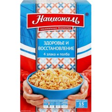 Хлопья злаковые НАЦИОНАЛЬ Здоровье и восстановление, с полбой, 6х40г в магазинах Лента