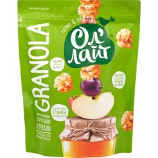 Мюсли медовые ОЛ'ЛАЙТ Granola, с фруктами и орехами, 280г в магазинах Лента