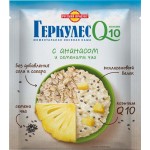 Каша овсяная ГЕРКУЛЕС Q10, с ананасом и семенами чиа, 35г Каша овсяная ГЕРКУЛЕС Q10, с ананасом и семенами чиа, 35г