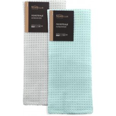 Полотенце вафельное HOME CLUB Illusion 40x70см, хлопок в магазинах Лента