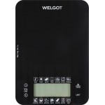 Весы кухонные WELGOT c функцией подсчета калорий, Арт. K79