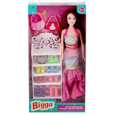 Кукла BIGGA в вечернем платье и аксессуарами Арт. 115038 в магазинах Лента